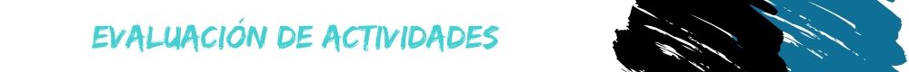 evaluacion de actividades